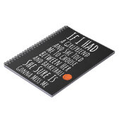 Basketballgeschenke für Jugendliche Notizblock (Linke Seite)