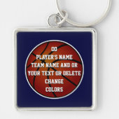 Basketballgeschenke für Jungen, Mädchen oder Senio Schlüsselanhänger (Vorne)