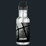Basketballgeschenke Personalisierte Wasserflaschen Edelstahlflasche<br><div class="desc">Wasserflasche für Basketball | Stahlstähle metallische Farbe mit Vintage Bild. Sportliche Geschenkidee für Trainer, Spieler, Teamkollegen und Sportfans. Modernes Design mit individuelle Name, lustigem Zitat, Slogan oder Monogramm. Erstellen Sie Ihr eigenes mit Monogramm Geschenk. Geeignet für Männer und Kinder / Kinder. Niedliche Geburtstag Party präsentiert für Vater, Sohn, Enkel, Vater,...</div>