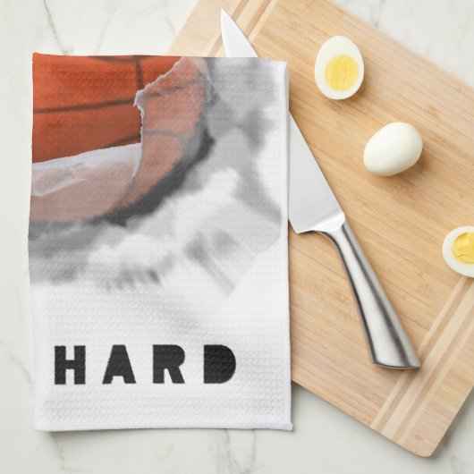 Basketballgetriebe Geschirrtuch (Viertel Falte)