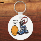 Basketballgetriebe Schlüsselanhänger (Vorderseite)