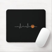 Basketballherz 1 mousepad (Mit Mouse)