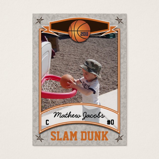 Basketballkarte (Vorderseite)