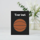 Basketballkarte Postkarte (Stehend Vorderseite)