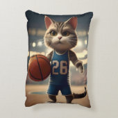 Basketballkatze, Dekokissen (Rückseite(Vertikal))