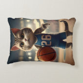 Basketballkatze, Dekokissen (Rückseite)