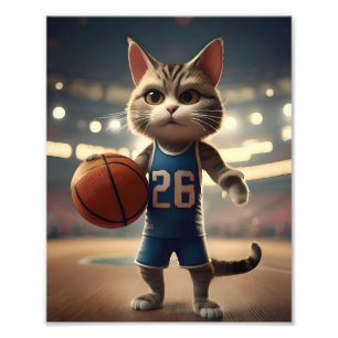 Basketballkatze, Fotodruck