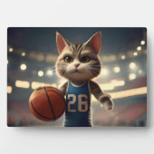 Basketballkatze, Fotoplatte (Vorderseite)