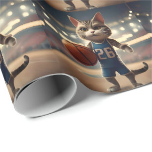 Basketballkatze, Geschenkpapier