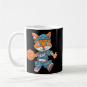 Basketballkatze Kaffeetasse (Links)