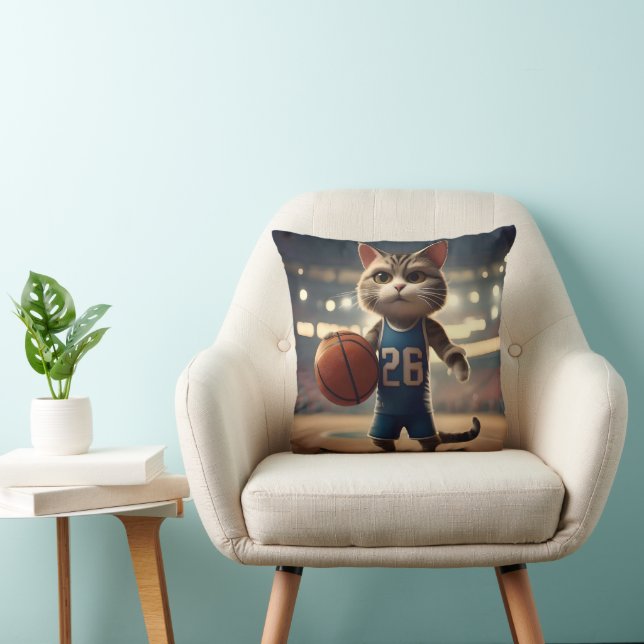 Basketballkatze, Kissen (Stuhl )