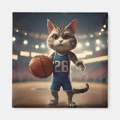 Basketballkatze, Magnet (Vorne)