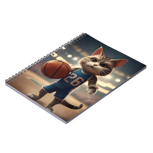 Basketballkatze, Notizblock (Linke Seite)