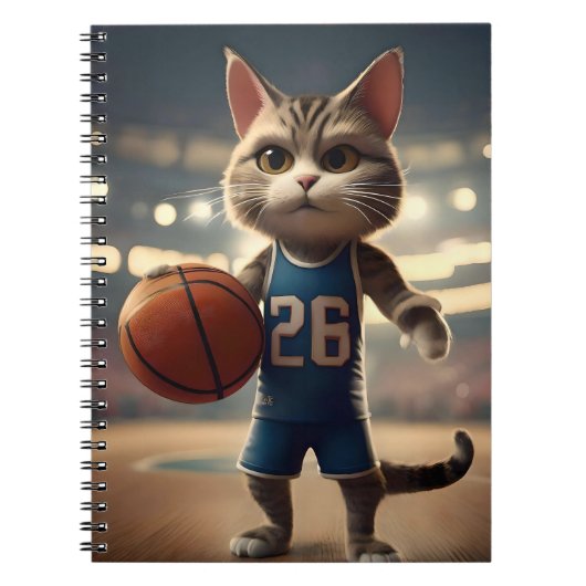 Basketballkatze, Notizblock (Vorderseite)