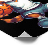 Basketballkatze Poster (Ecke)