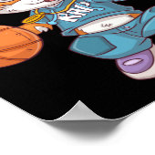 Basketballkatze Poster (Ecke)