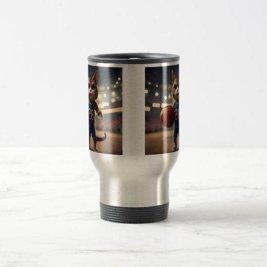 Basketballkatze, Reisebecher (Mittel)