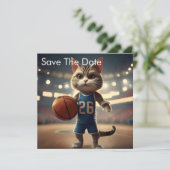 Basketballkatze, Save The Date (Stehend Vorderseite)