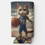 Basketballkatze, Selters Dosenkühler (Rückseite)