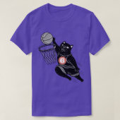 Basketballkatze T-Shirt (Design vorne)