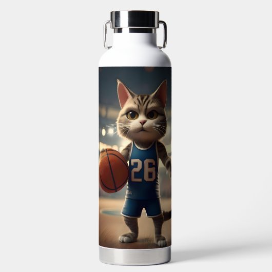 Basketballkatze, Trinkflasche (Vorderseite)