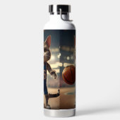 Basketballkatze, Trinkflasche (links)