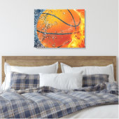 Basketballkissen Leinwanddruck (Insitu (Schlafzimmer))