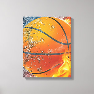 Basketballkissen Leinwanddruck