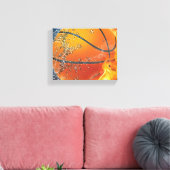 Basketballkissen Leinwanddruck (Insitu (Wohnzimmer))