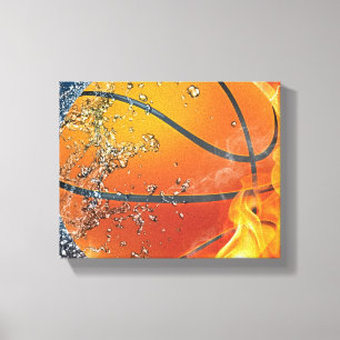Basketballkissen Leinwanddruck