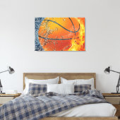 Basketballkissen Leinwanddruck (Insitu (Schlafzimmer))