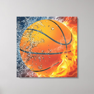 Basketballkissen Leinwanddruck