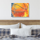 Basketballkissen Leinwanddruck (Insitu (Schlafzimmer))