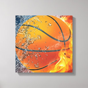 Basketballkissen Leinwanddruck