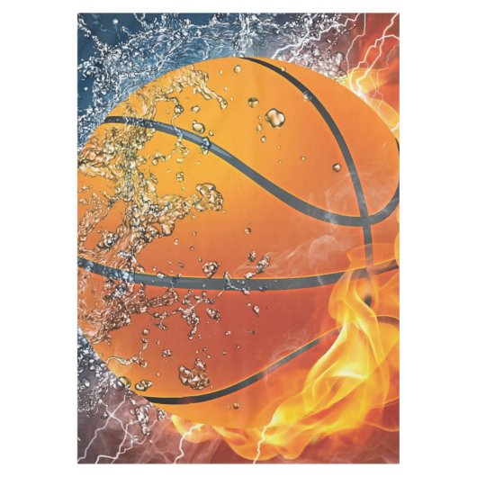 Basketballkissen Tischdecke (Vorderseite)