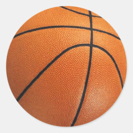 Basketballkleber Runder Aufkleber