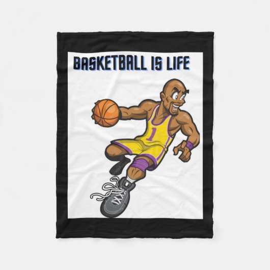 Basketballkollektionen Fleecedecke (Vorderseite)