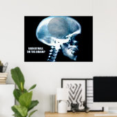 Basketballkopf (Röntgen) Poster (Heimbüro)