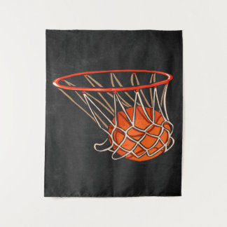 Basketballkorb |Basketball Lover Wandteppich