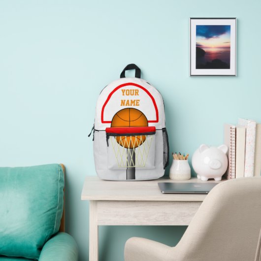 Basketballkorb -  bedruckter rucksack (InSitu)