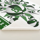 Basketballkorb für die weißen Mädchen: Sterne Sherpadecke (3/4)