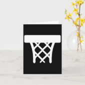 Basketballkorb Karte (Gelbe Blume)