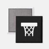 Basketballkorb Magnet (Vorderseite/Rückseite)