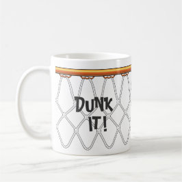 Basketballkorb Net_black outline_Dunk es! Kaffeetasse