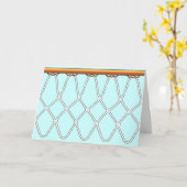 Basketballkorb Net_Congratulations! Karte (Gelbe Blume)