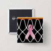 Basketballkorb Net_ribbon Kampagne Button (Vorne & Hinten)