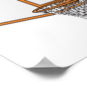 Basketballkorb Poster (Ecke)