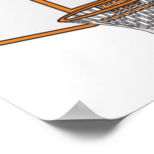 Basketballkorb Poster (Ecke)