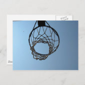 Basketballkorb Postkarte (Vorne/Hinten)