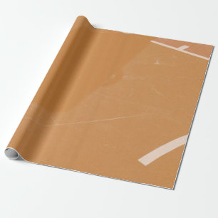 Basketballkorb-Schatten auf Linie Geschenkpapier